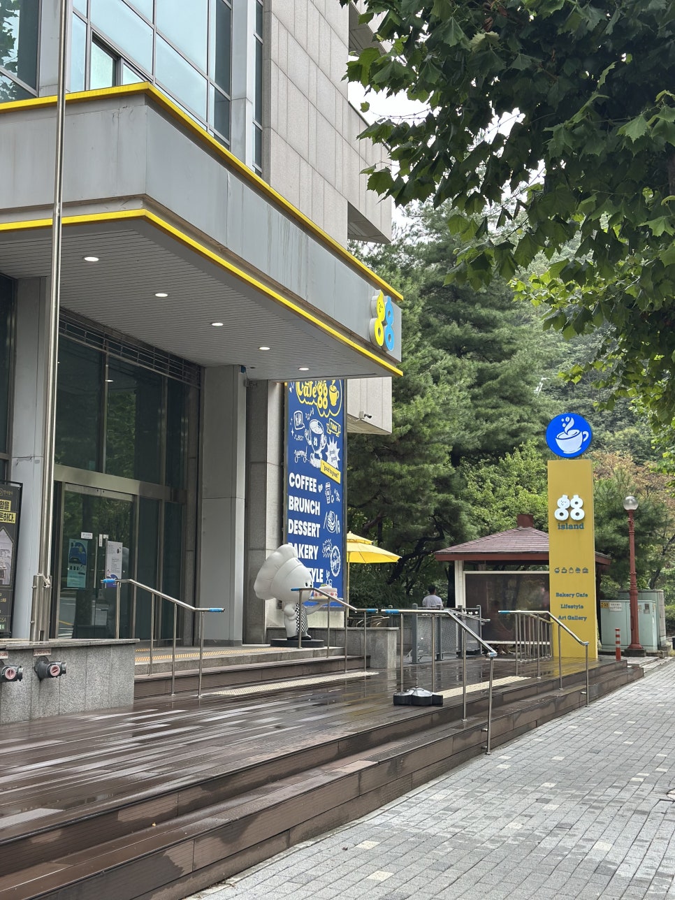 카페지지(88 island) 매장 입구
