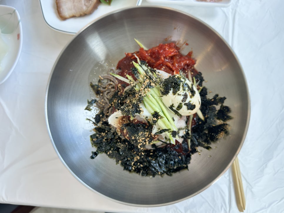 주문진막국수 물막국수