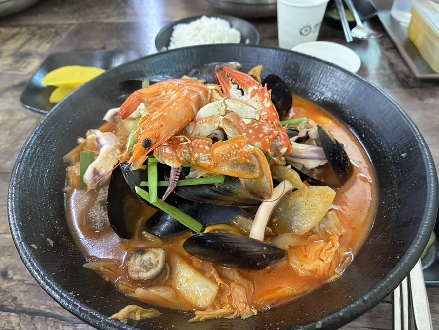 송정해변 근처 짬뽕순두부 전문점, 짬뽕1번지