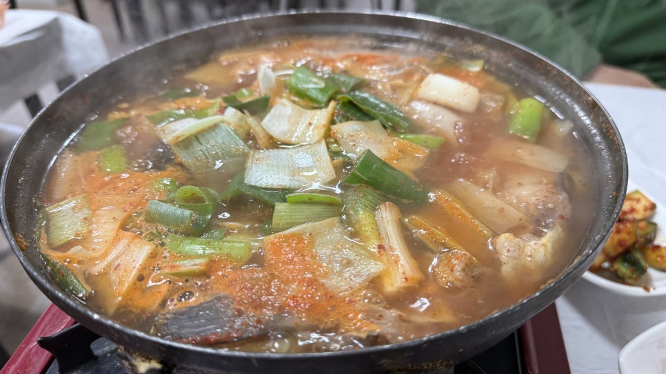 월명식당의 물메기탕