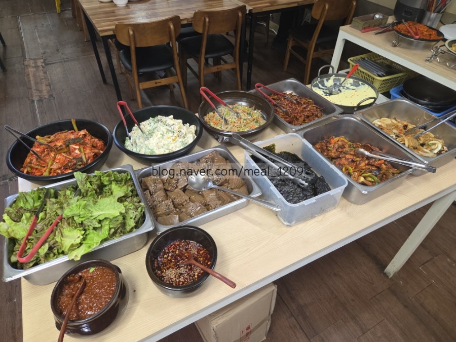 계룡 엄사면 착한가격업소 점심 맛집, 금바위한식뷔페