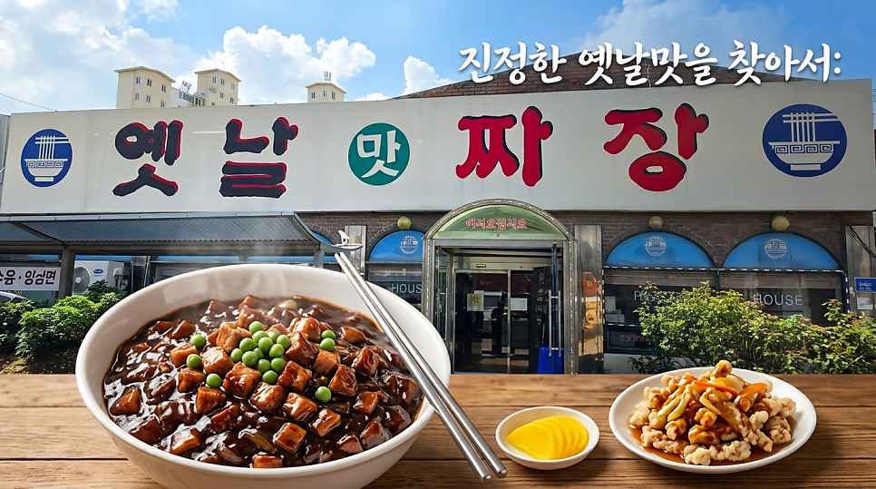 화성 궁평항 가는 길목, 동네가 인정한 가성비 중식당 '옛날맛짜장'