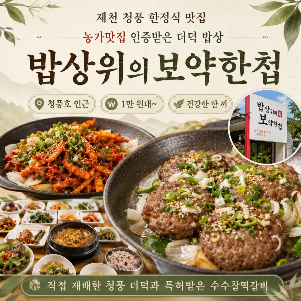 밥상위의보약한첩 외관