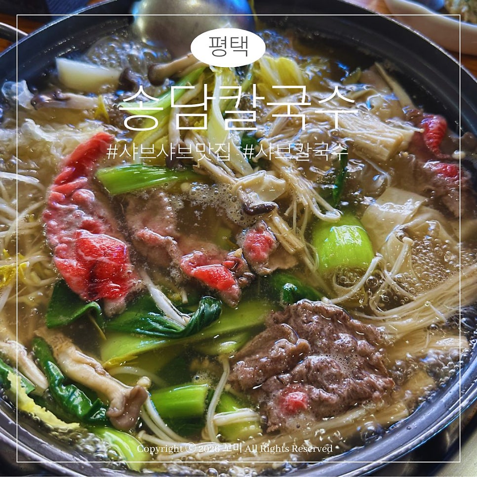 [평택] 안중 칼국수·파스타