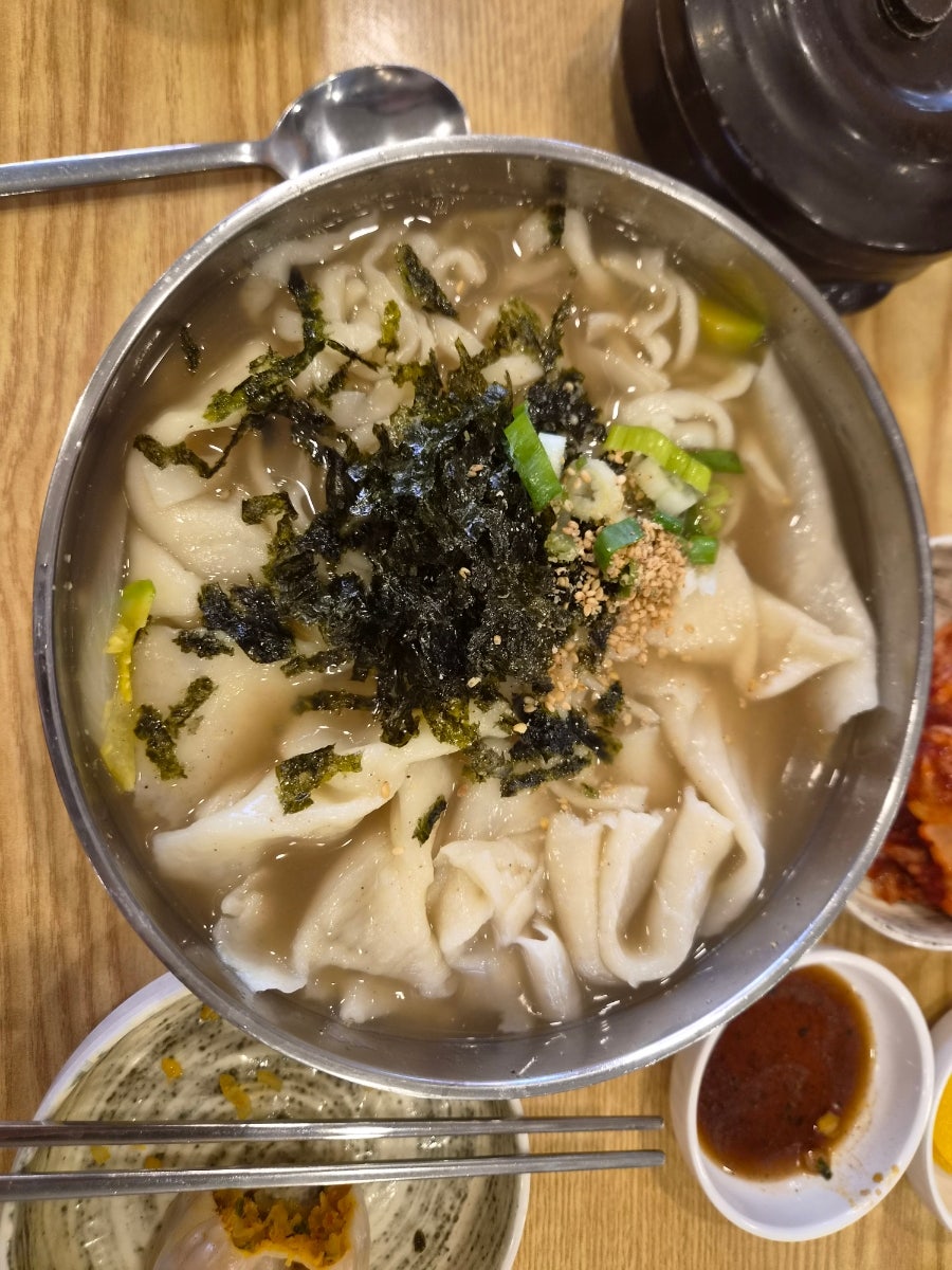 대조시장 안 가성비 칼국수집, 도깨비칼국수