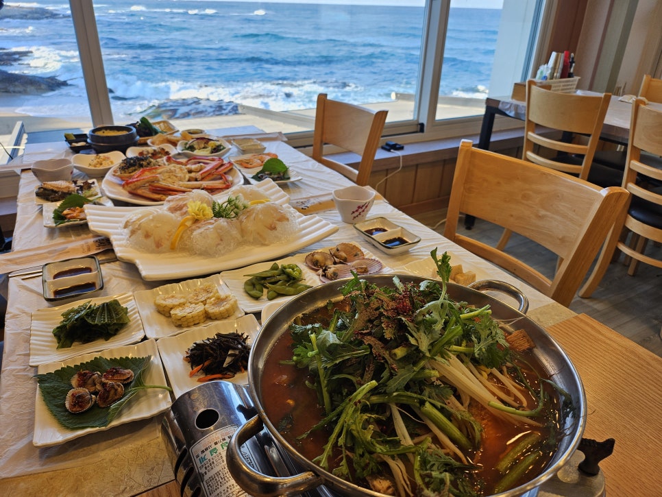 속초 장사항 앞, 스끼다시 푸짐한 가성비 횟집 '오대양횟집'