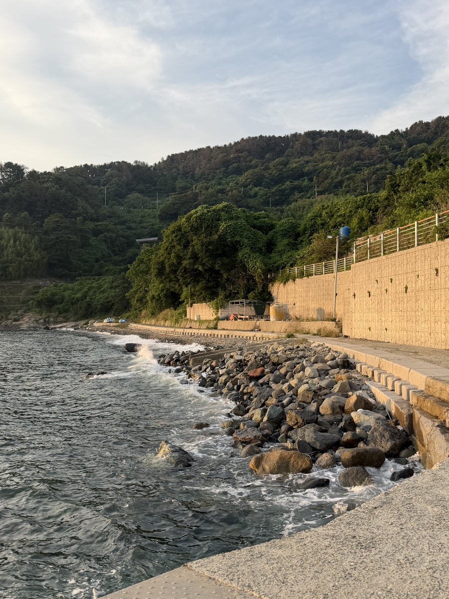 도동해변 노을
